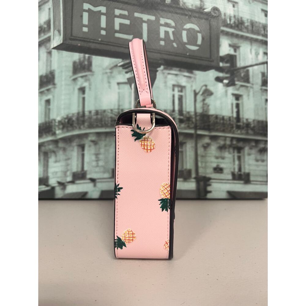 Kate Spade K7629 Staci Square Pineapple Crossbody Pink - Picture 4 of 8